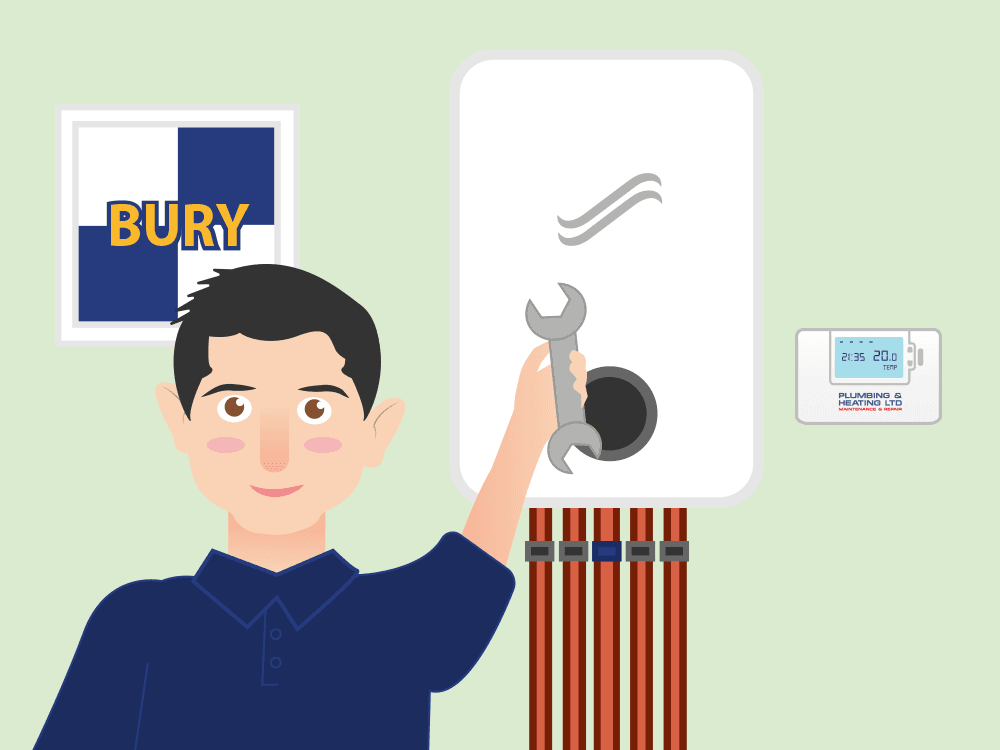 Pro heating engineers Bury